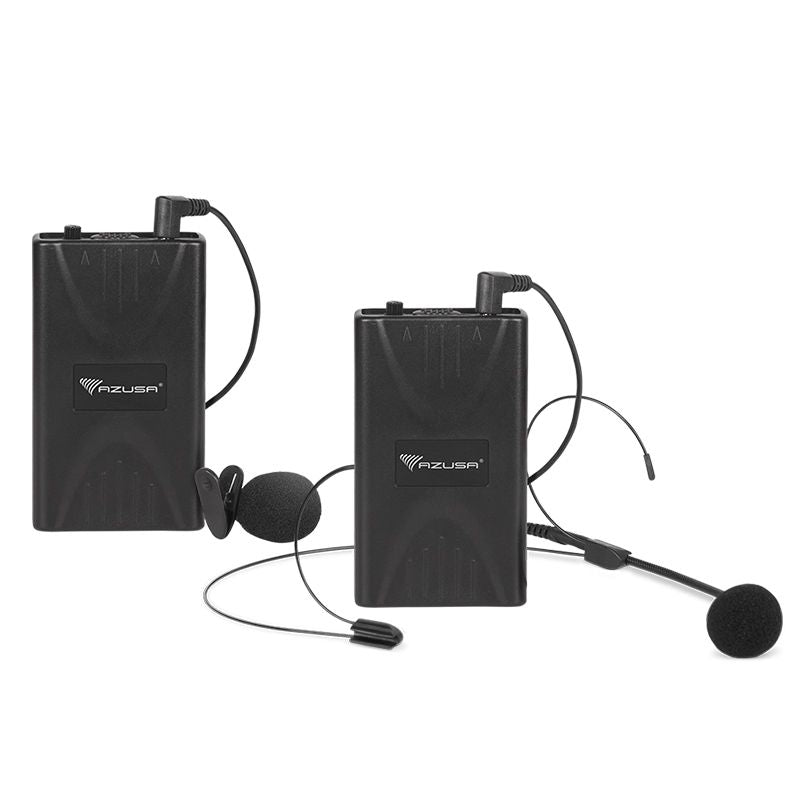 Set Doua Microfoane Vhf Azusa Mik 0110 cu radio FM