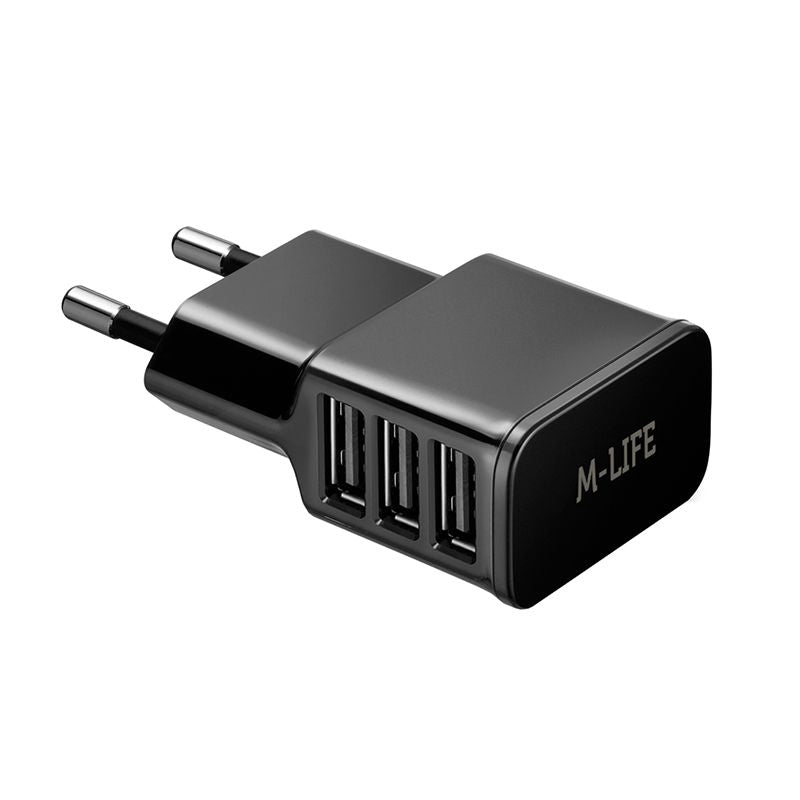 Incarcator Retea 2 x Max (1a+1a+2a) M-life Ml 0952 cu USB