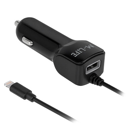 Incarcator Auto Lightning + 2100ma M-life Ml 0993 cu USB