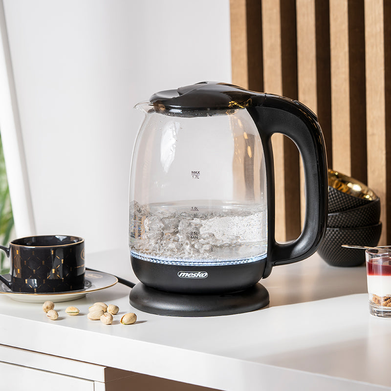 Fierbator Electric 1.7l Negru Mesko Ms 1302 cu DAB+