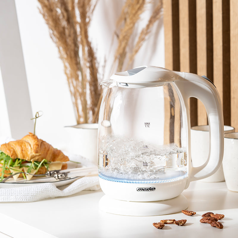 Fierbator Electric 1.7l Alb Mesko Ms 1302 cu DAB+