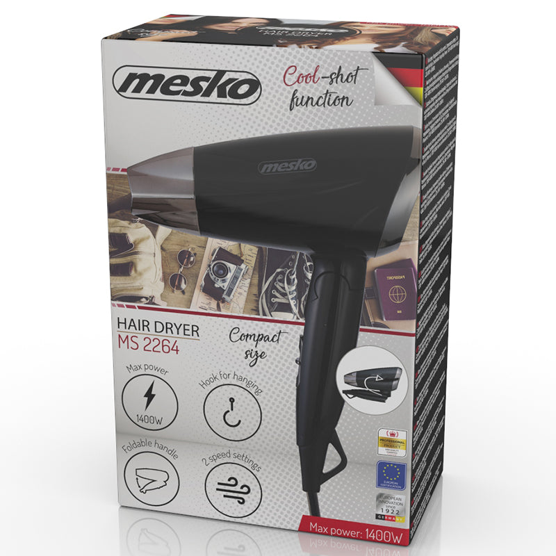 Uscator Par Maner Pliabil1400w Mesko Ms 2264
