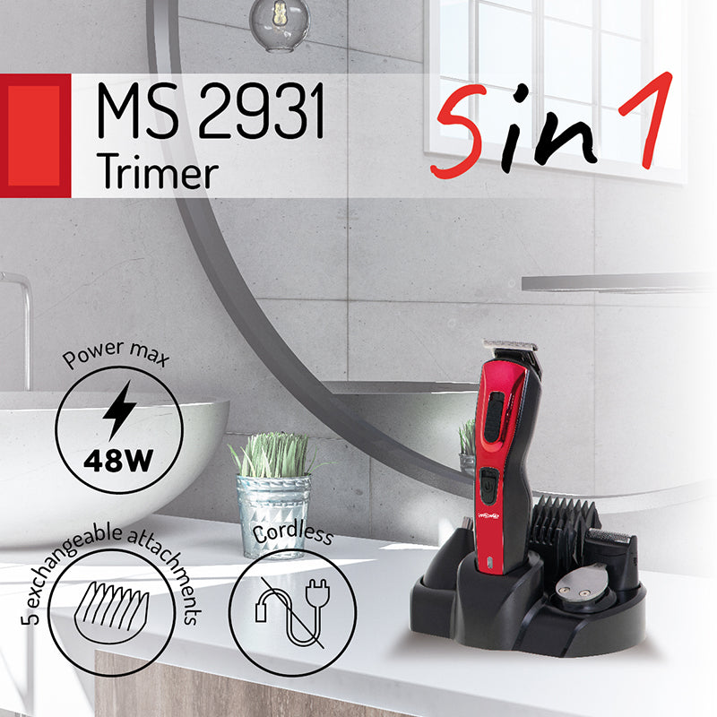 Aparat de Tuns 5 in 1 Mesko Ms 2931 cu baterie reincarcabila