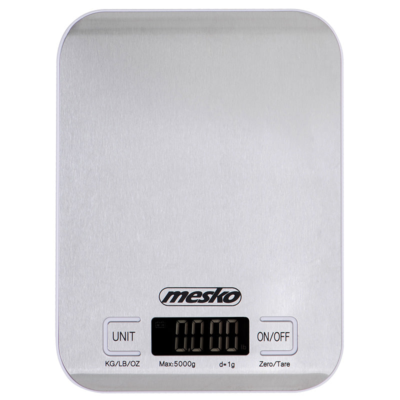 Cantar Bucatarie Inox Alb Mesko Ms 3169 cu baterie reincarcabila
