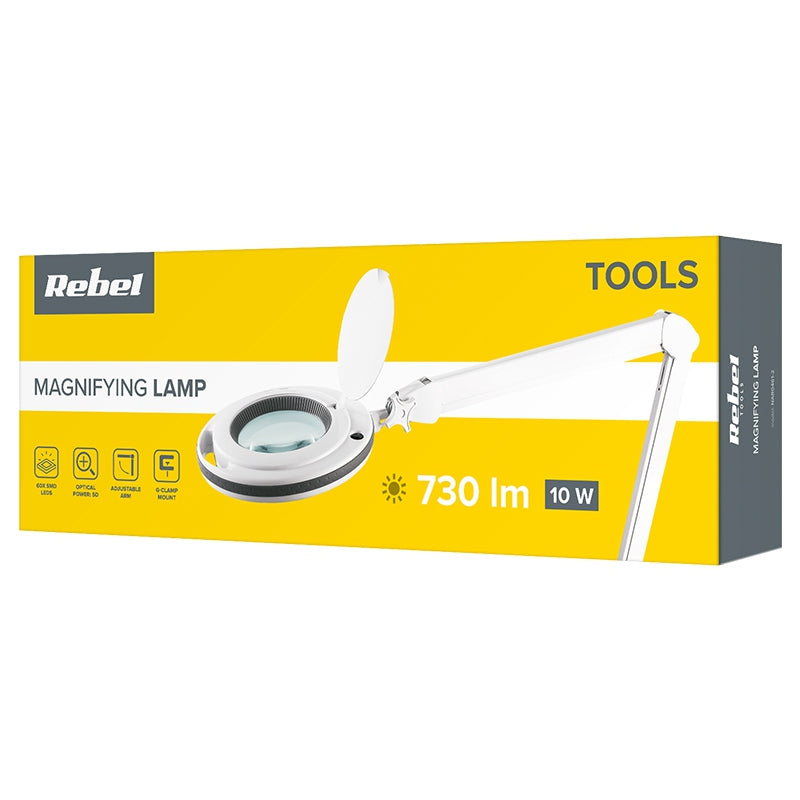 Lampa cu Lupa 5 Dioptrii Rebel Nar 0461-2
