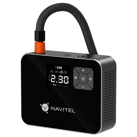 Compresor .8wh Air15al Navitel Auto 16 cu afisaj LCD, baterie 2000 mAh si USB