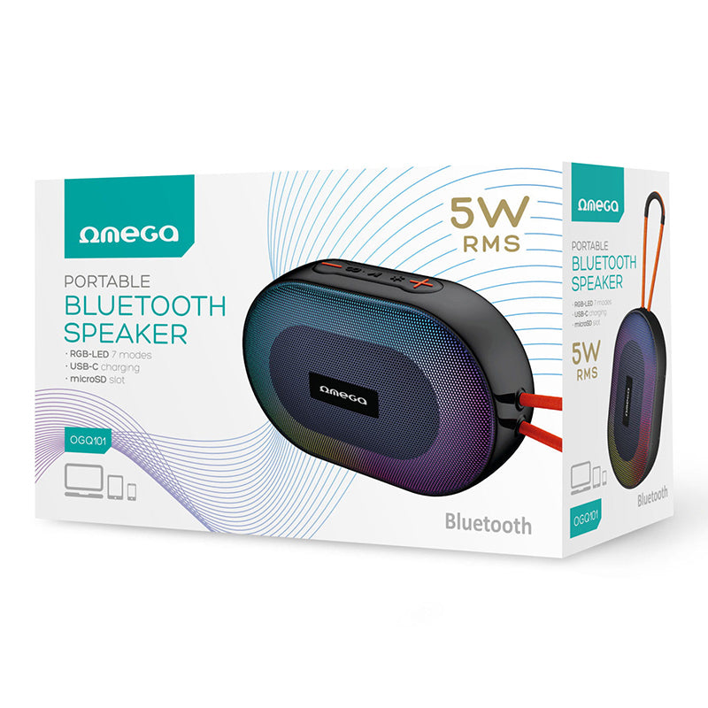 Boxa 5.1 RGB Rms Ogq 101 cu Bluetooth, baterie 1200 mAh si USB