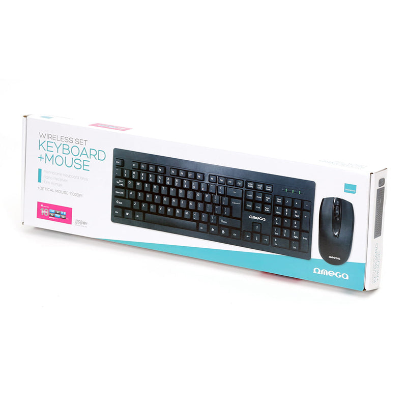 Kit Tastatura si Mouse Okm 081wb cu baterie reincarcabila si USB