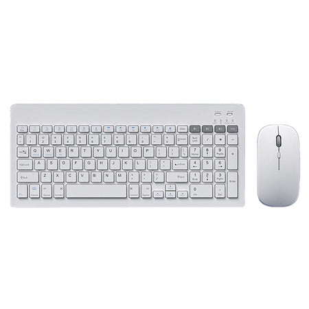 Kit Tastatura si Mouse Alb Omega Okm 2658W cu Bluetooth si USB