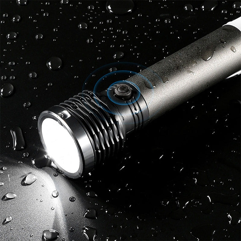 Lanterna Aluminiu cu Acumulator Platinet Paf 06 cu baterie 1200 mAh si USB