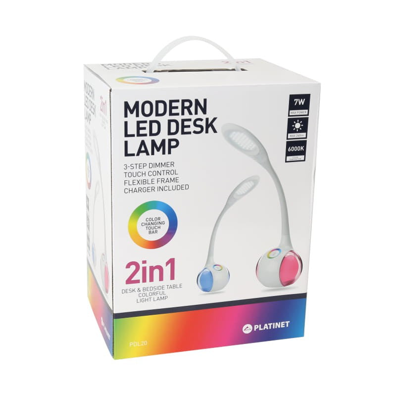 Lampa Birou Lumina Veghe baterie 2400 mAh Pdl 20bat cu USB