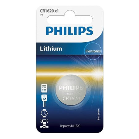 Baterie Lithium Blister 1 Buc Philips CR 1620 cu baterie reincarcabila