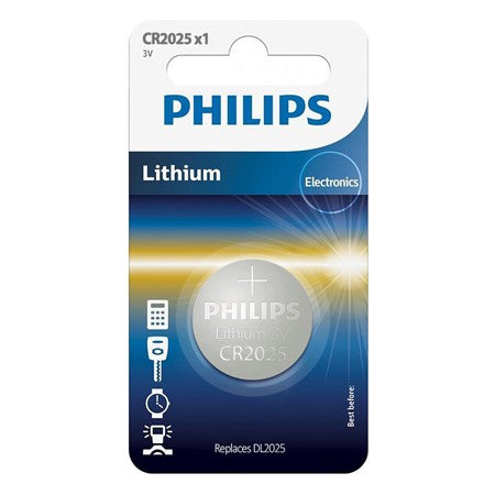 Baterie Lithium Blister 1 Buc Philips CR 2025 cu baterie reincarcabila