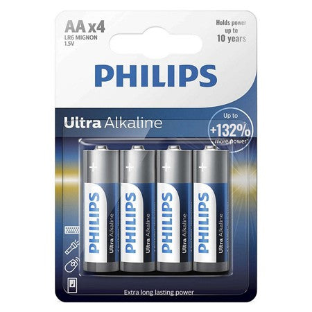 Baterie Ultra Alkaline Lr6 Aa Blister 4 cu baterie reincarcabila