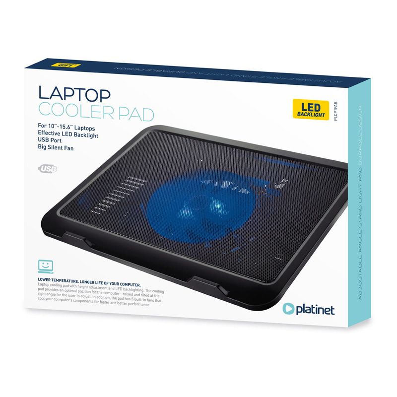 Cooling Pad Laptop 1 Fan Platinet cu USB