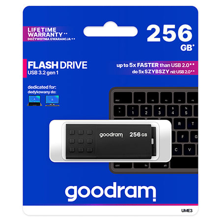 Flash Drive 256gb 2.0 Ume3 Goodram cu USB