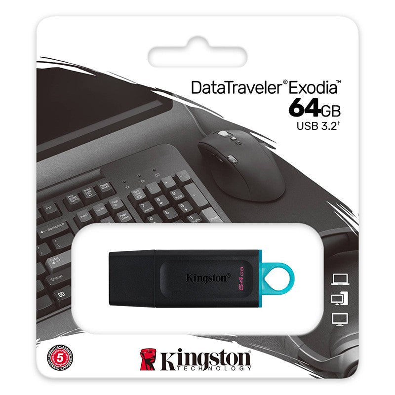 Flash Drive 64gb Dt 3.2 Gen1 Kingston cu USB