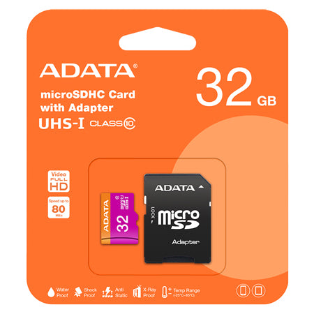Micro Class 10 Adata Card 32gb cu Card SD