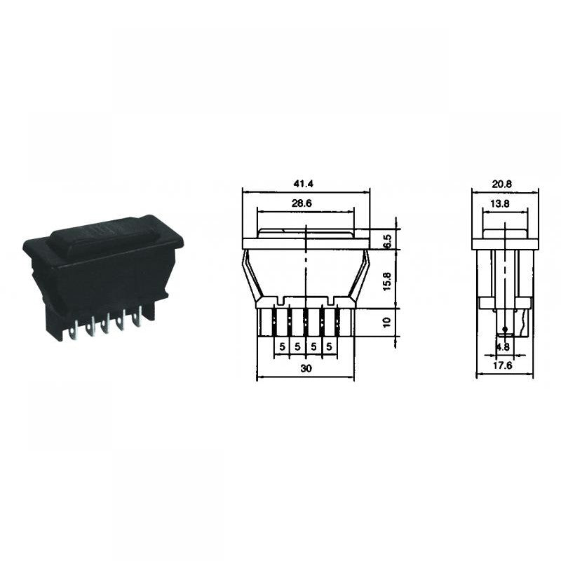 Intrerupator Deschidere Geam Auto Asw-02