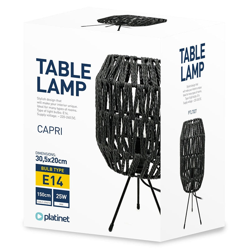 Veioza Rattan Capri Platinet Ptl 7027