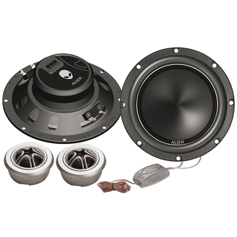 Set Difuzoare Auto Alien 6.5+tweetere+filtre cu Sunet Stereo
