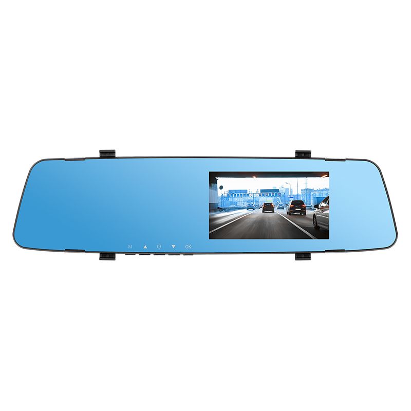 Dvr Auto si Camera Oglinda Basic Peiying L 100 cu baterie 600 mAh, USB si Card SD