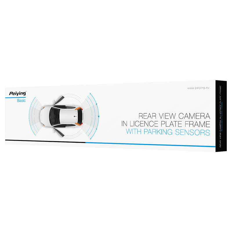 Camera Marsarier si Senzori Parcare Placuta Inmatricula Py 0105p cu alarma