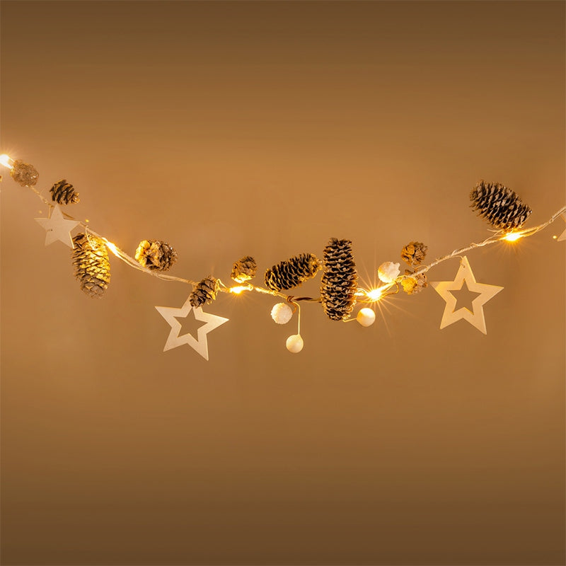 Decoratiune Ghirlanda LED Retlux Alba 30