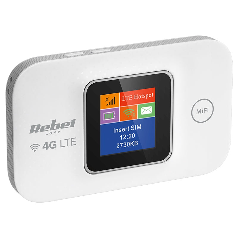 Modem Mi-fi 4g LTE Rebel cu Internet WiFi, baterie 2100 mAh si USB