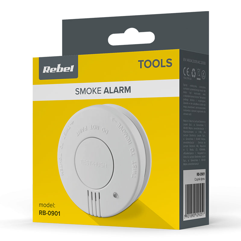 Senzor Fum Rebel cu alarma si baterie reincarcabila