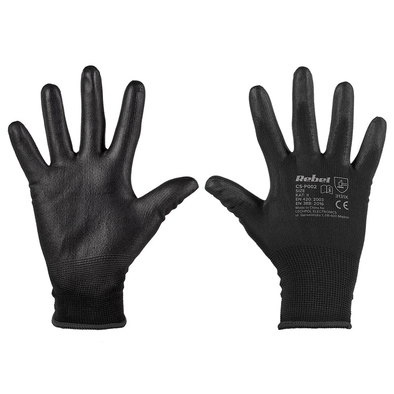 Manusa Lucru Poliuretan Marime 10/Xl Set 12 Buc Rebel