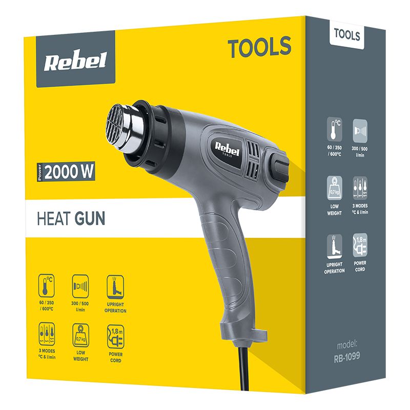 Pistol cu Aer Rebel Cald 2000W