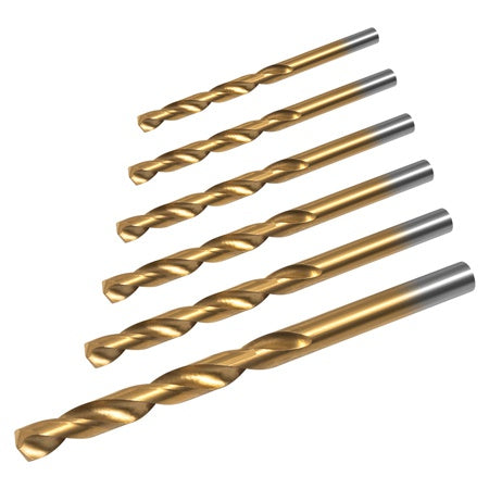 Set 6 Burghie Metal Hss 2-8mm Rebel