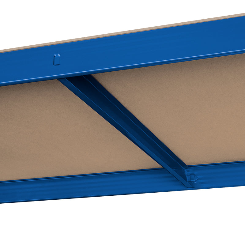 Raft Metalic 5 Polite 750k Albastru Rebel Mdf 180x90x40
