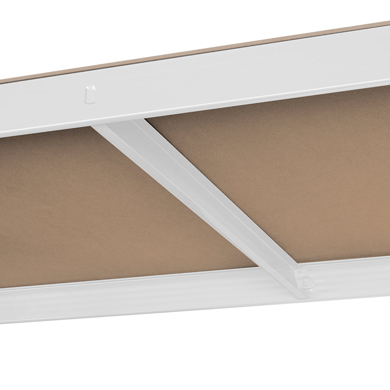 Raft Metalic 5 Polite Alb Rebel Mdf 180x90x40