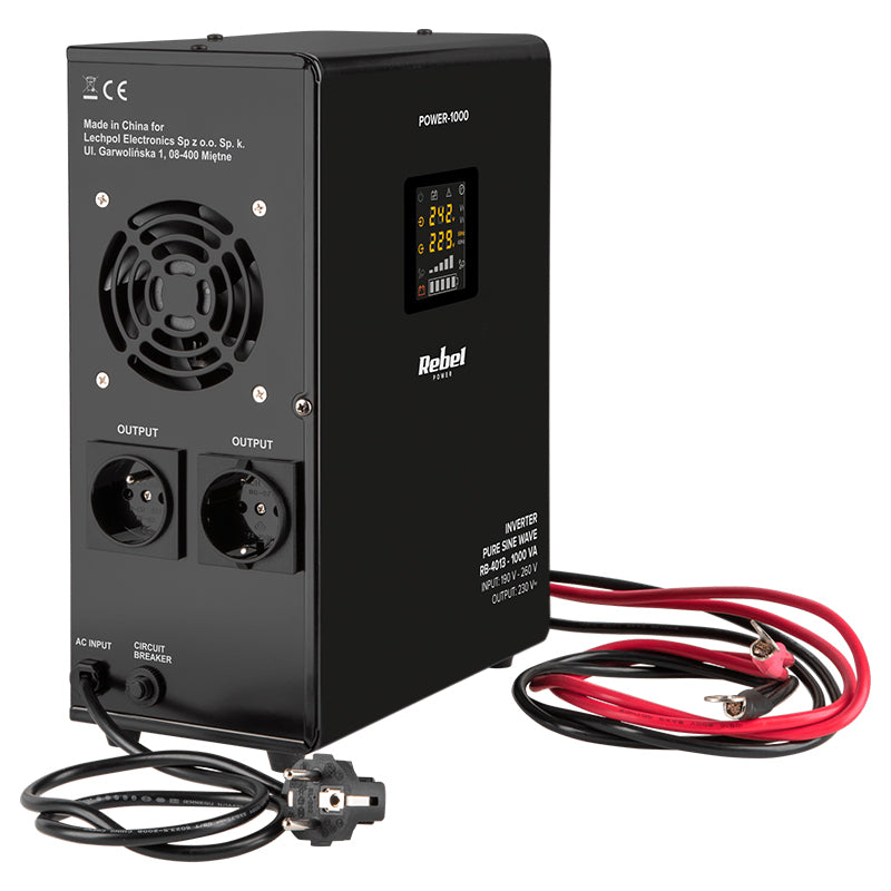 UPS Centrale Termice Sinus Rebel Pur 1000va cu baterie reincarcabila