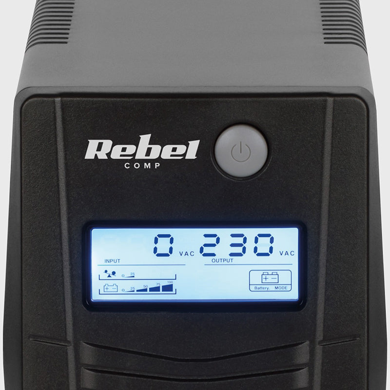 UPS Offline Nanopower (650va 360w) Rebel Plus 650 cu baterie reincarcabila si USB