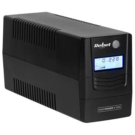 UPS Offline Nanopower (1000va 600w) Rebel Plus 1000 cu baterie reincarcabila si USB