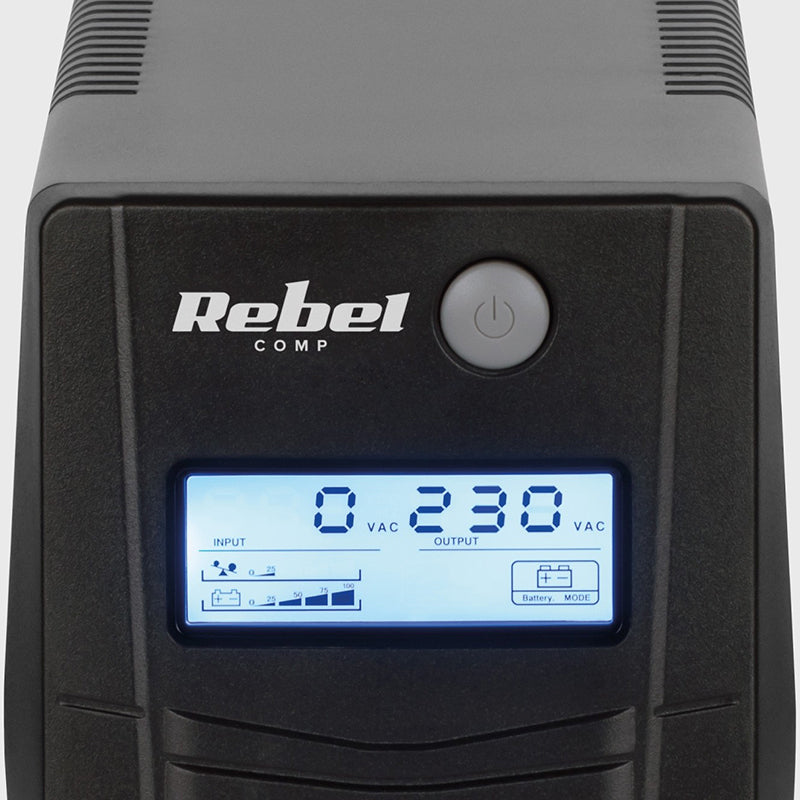 UPS Offline Nanopower (1000va 600w) Rebel Plus 1000 cu baterie reincarcabila si USB