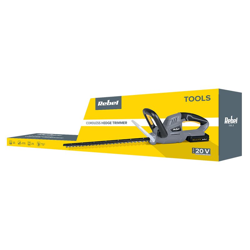 Trimmer Gard Viu cu Acumulator Rebel cu baterie reincarcabila