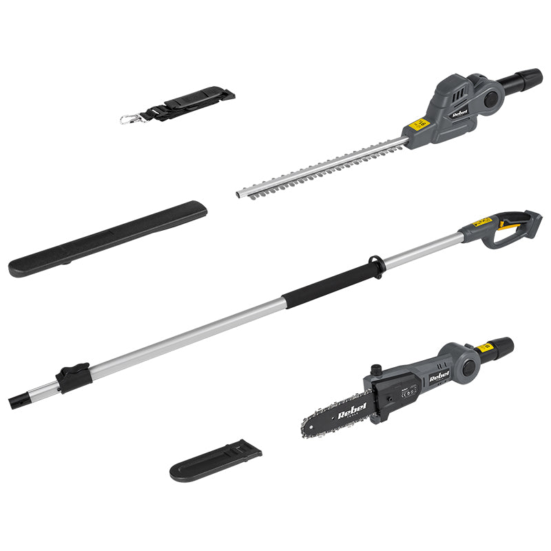 Trimmer Gard Viu Telescopic + Drujba fara Rebel cu baterie reincarcabila