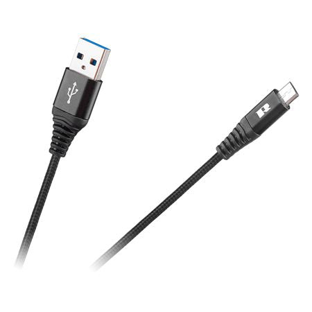 Cablu - Micro Negru Rebel cu USB