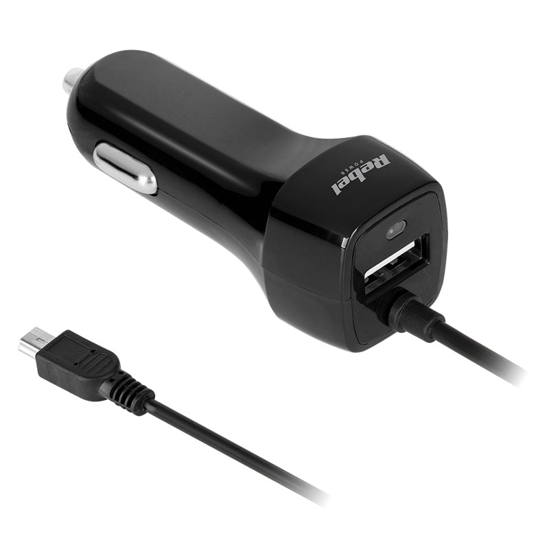 Incarcator Auto Mini 2100ma Rebel cu USB