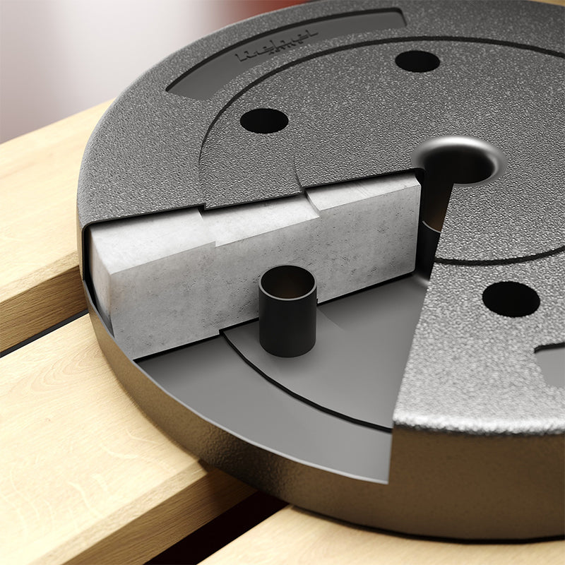 Disc Greutate Compozit Set 4 x 2.5 Rebel