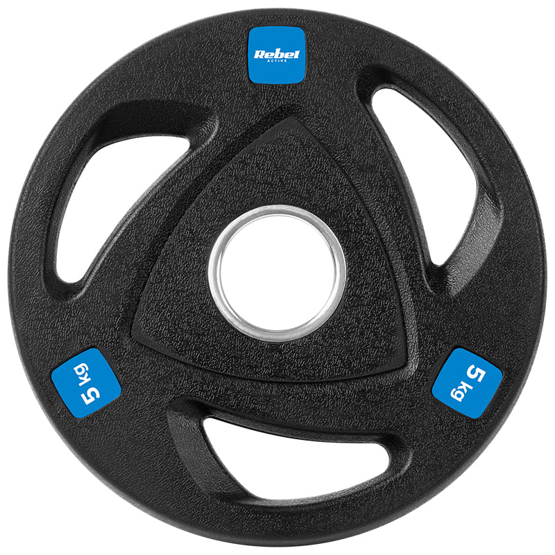 Disc Greutate Fonta Cauciucata Set 4 x Rebel