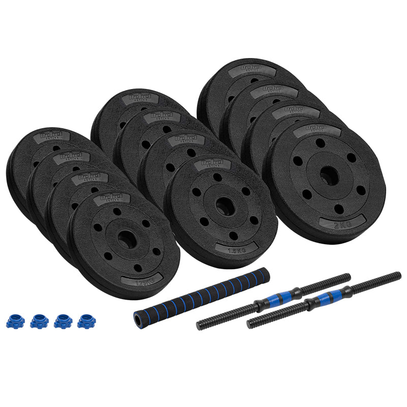 Haltere Reglabile cu Conector 2 Kg Active Rebel x 10