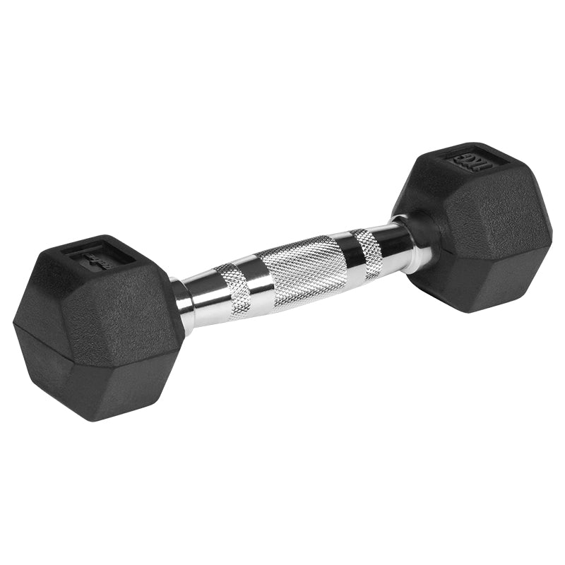 Gantere Dumbbell Hex Fonta Cauciucata 2x1kg Activ Rebel