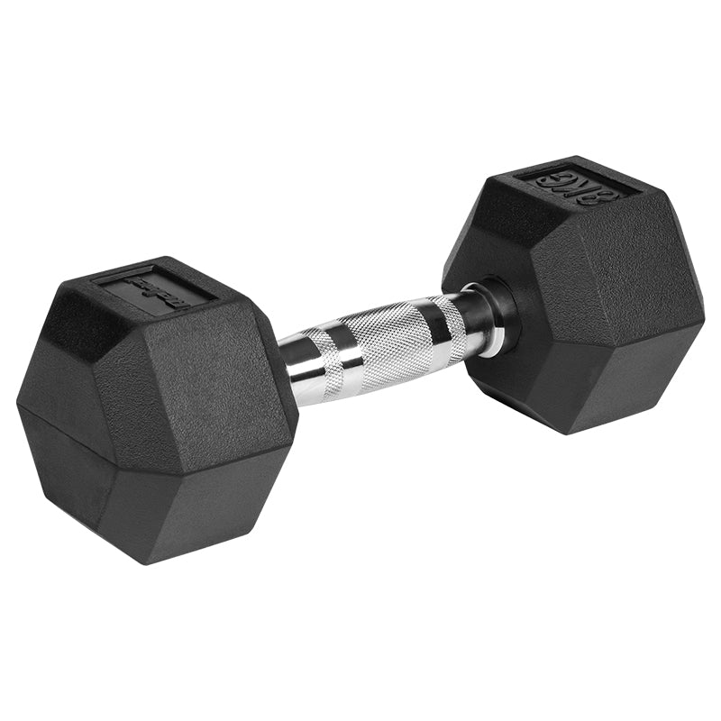 Gantere Dumbbell Hex Fonta Cauciucata 2x8kg Activ Rebel