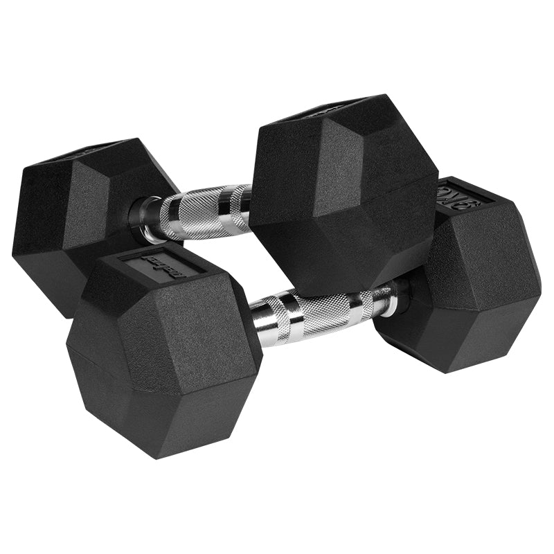 Gantere Dumbbell Hex Fonta Cauciucata 2x9kg Activ Rebel