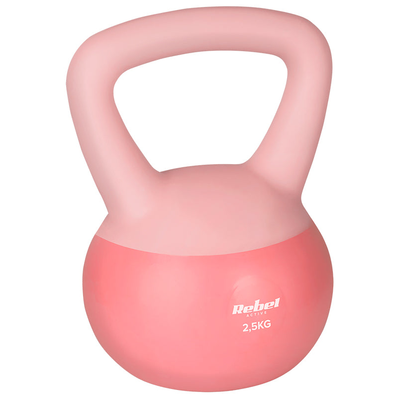 Kettlebell Vinil 2.5 Kg Active Rebel